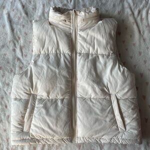 White Puffer Vest